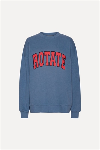 Rotate, Heavy sweat crewneck, Blue Horizon